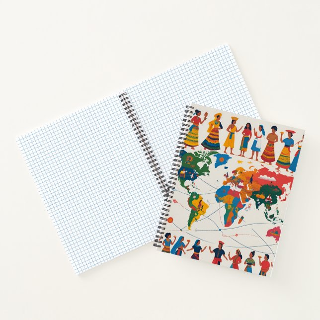 Weltbürgerschaft2 Notizbuch (Innenseite)