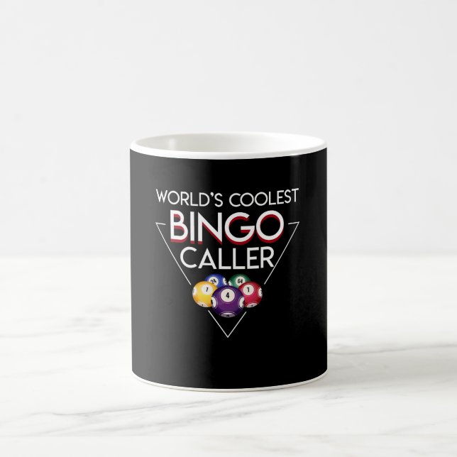 Weltcoolster Bingo-Anrufer-Bingo-Anrufer Kaffeetasse (Mittel)