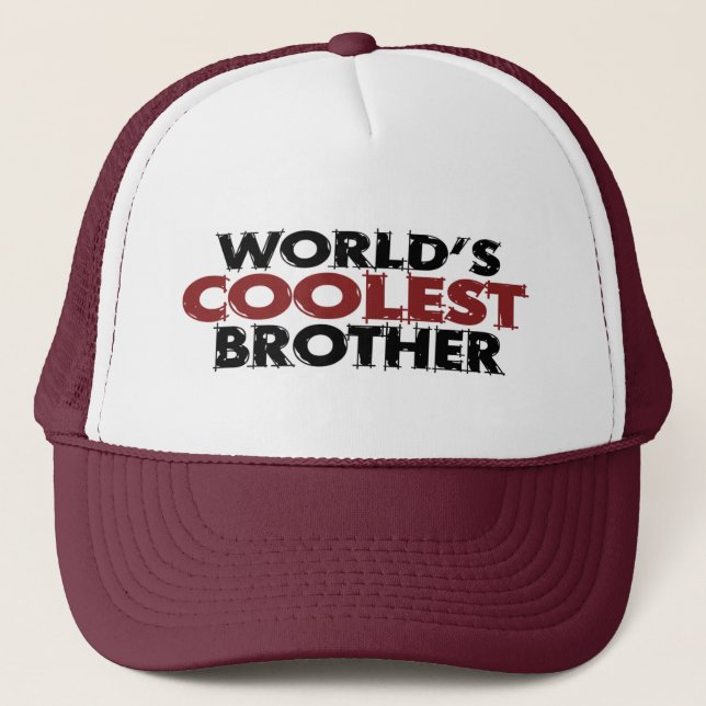 Weltcoolster Bruder Truckerkappe (Vorderseite)