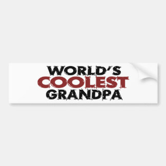 Weltcoolster Großvater Autoaufkleber