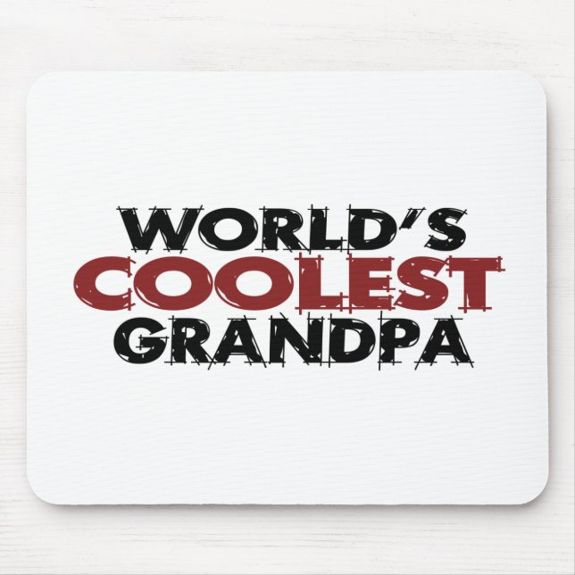 Weltcoolster Großvater Mousepad (Vorne)