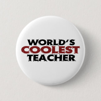 Weltcoolster Lehrer Button