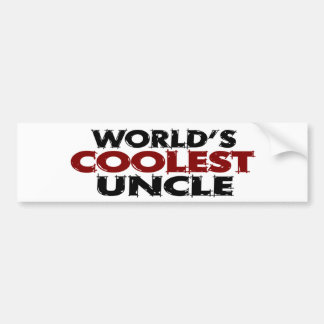 Weltcoolster Onkel Autoaufkleber