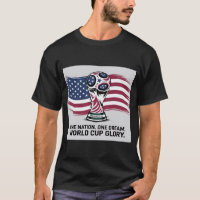 Weltcup-Ruhm – USA Fußball-T-Shirt