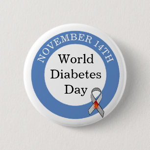 Weltdiabetestag 14. November Button