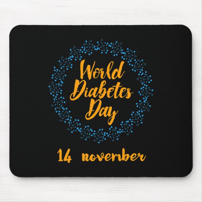 Weltdiabetestag  mousepad (Vorne)