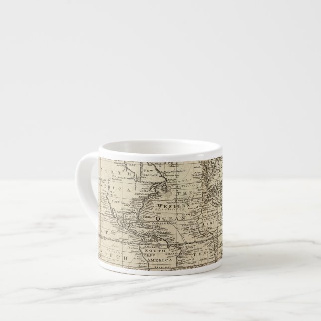 Weltdiagramm Espressotasse (Vorderseite Links)