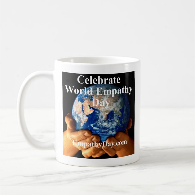 "Weltempathie-Tages" Tasse - rechtshändig (Links)