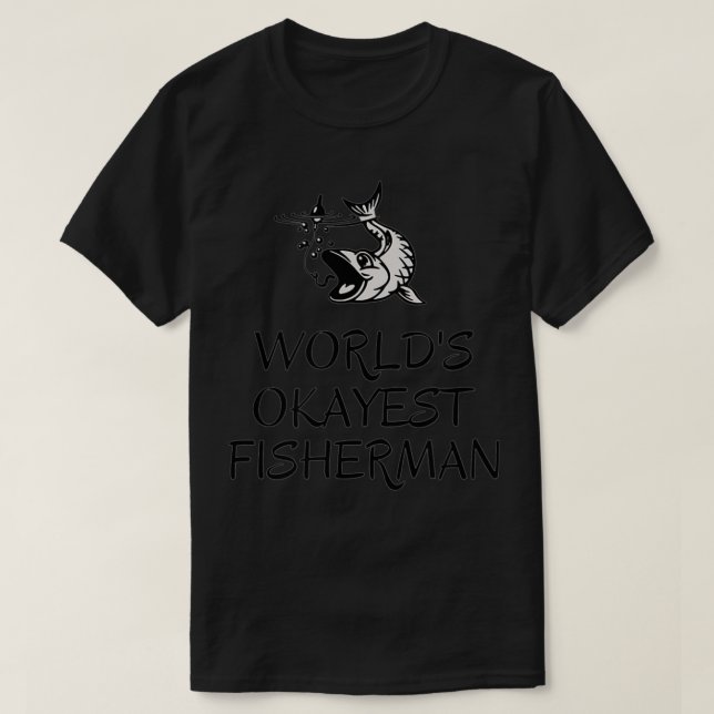Welten abgesegnet Fischer lustige Fischliebhaber P T-Shirt (Design vorne)