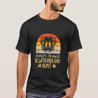 Welten abstimmen est Neufundland Tante Neufundland T-Shirt