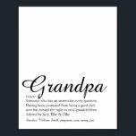 Welten am besten je Großvater, Großvater, Papa Def Poster<br><div class="desc">Personalisieren Sie für Ihren besonderen Großvater,  Großvater,  Papa oder Pop,  um ein einzigartiges Geschenk zu schaffen. Eine perfekte Art,  ihm zu zeigen,  wie phantastisch er jeden Tag ist. Entwickelt von Thisisnotme©</div>