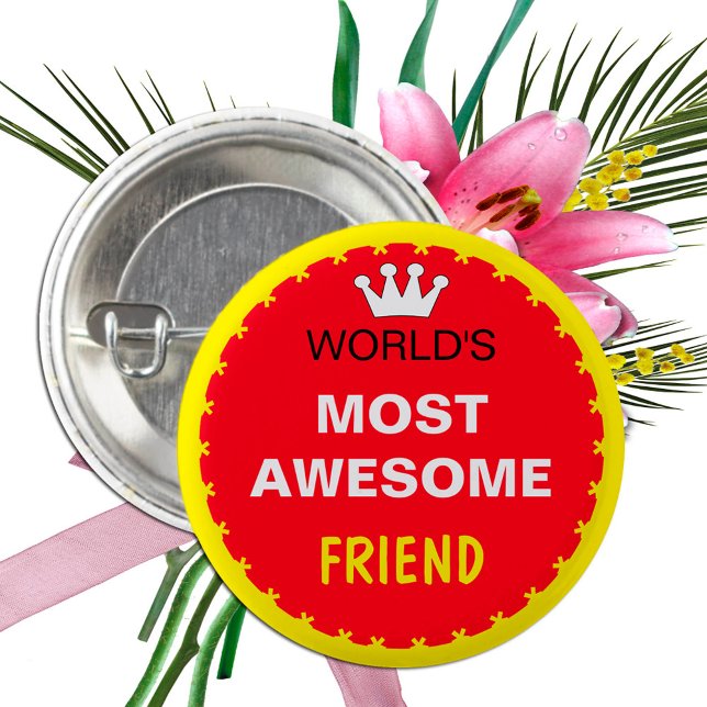 Welten am Phantastischsten - FREUND (Beste) Button (Von Creator hochgeladen)