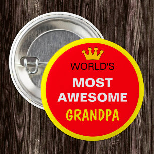 Welten am Phantastischsten - GRANDPA (am besten) Button