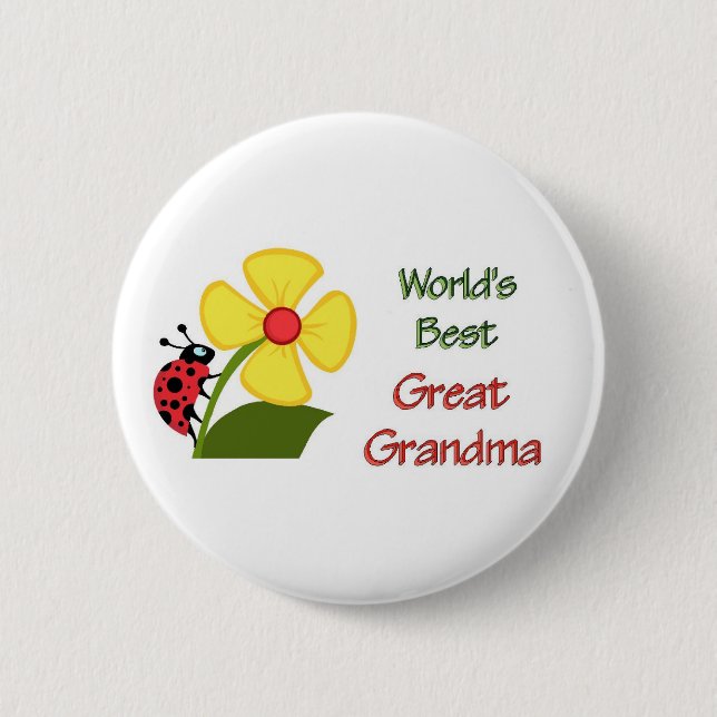 Welten Best Great Oma Button (Vorderseite)