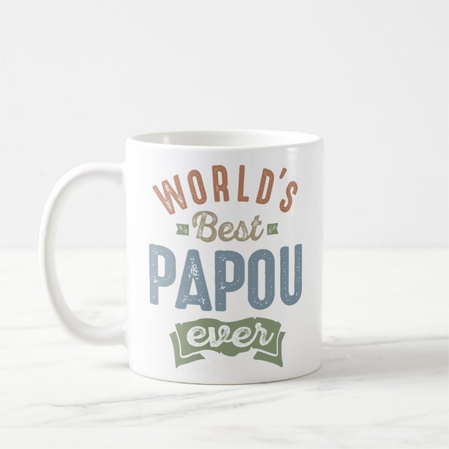Welten Best Papou Kaffeetasse (Links)