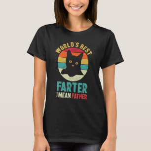 Welten Beste Farter I Gemein Vater Beste Katze Vat T-Shirt