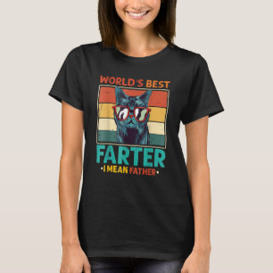 Welten Beste Farter I Gemein Vater Bester Katze Va T-Shirt