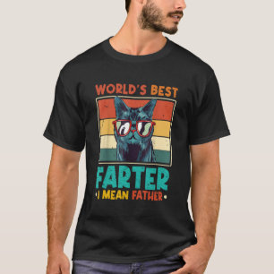 Welten Beste Farter I Gemein Vater Bester Katze Va T-Shirt