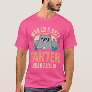 Welten Beste Farter I Gemein Vater Bester Katze Va T-Shirt