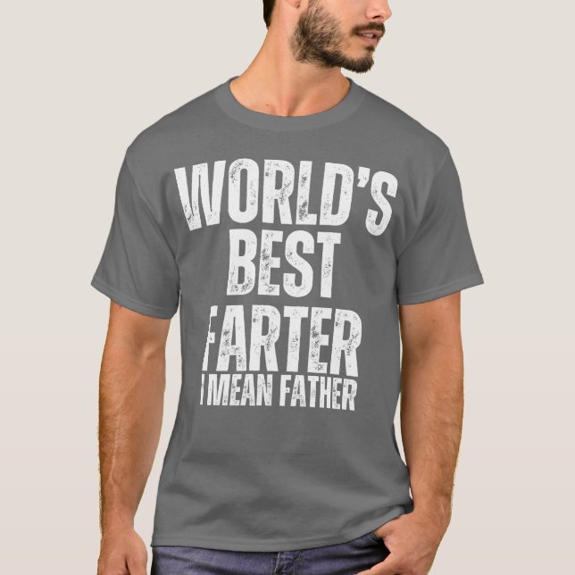 Welten Beste Farter I gemein Vater lustige Junge T-Shirt (Vorderseite)
