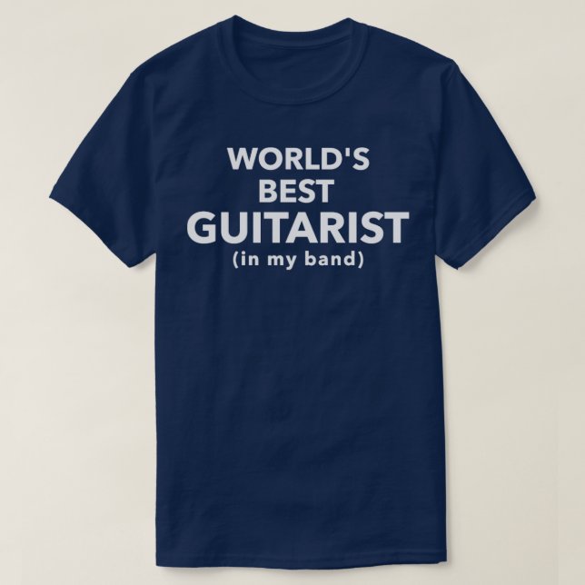 Welten Beste Gitarrist T-Shirt (Design vorne)