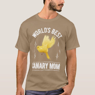 Welten Beste Kanarische Mama Kanarische Vogelschwä T-Shirt