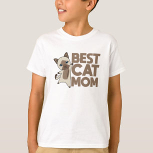 Welten beste Katze Mama - Katzen Siam Cat T-Shirt