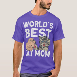 Welten Beste Katze Mama Niedlich Cat T-Shirt