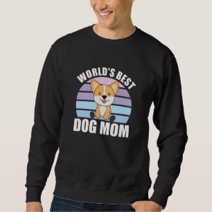 Welten Beste Mama für Hunde - Hund Corgi Vintag Su Sweatshirt