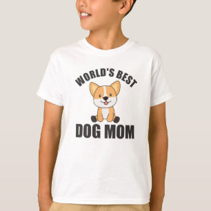 Welten Beste Mama für Hunde - Hund Corgi Vintag Su T-Shirt