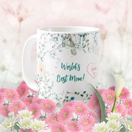 Welten Beste Mama Liebe Romantische Wasserfarben Kaffeetasse