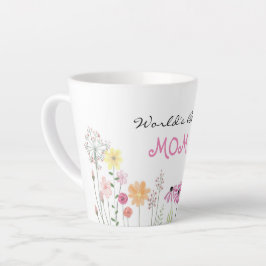 Welten beste Mama | Wildblume Garden Milchtasse