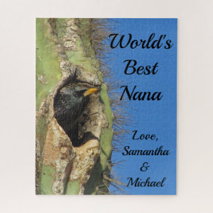 Welten Beste Nana Wüste Kactus Wild Bird Puzzle