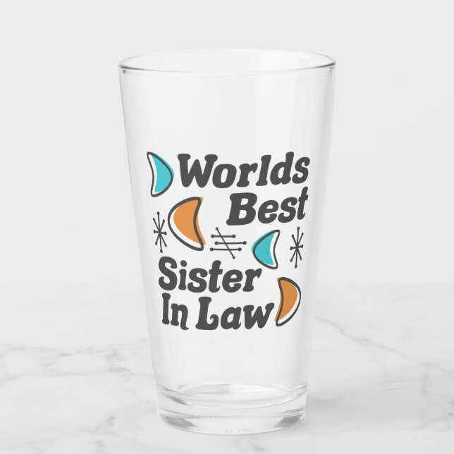 Welten Beste Schwiegermutter Glas (Vorderseite)