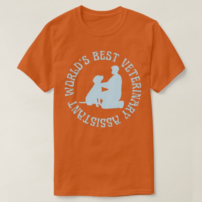 Welten Bester Assistent im Veterinärbereich T-Shirt (Design vorne)