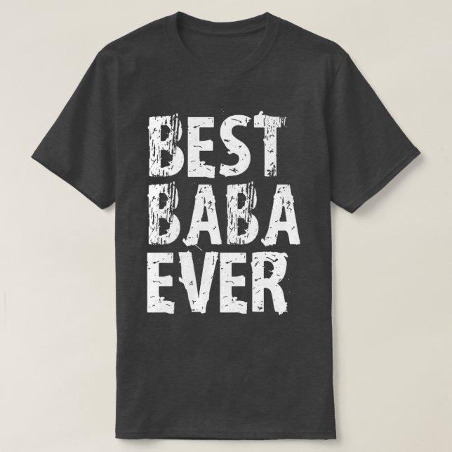 Welten Bester Baba Bester jemals Award Geschenk Ni T-Shirt (Design vorne)