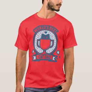 Welten bester Cat Vater 1 T-Shirt
