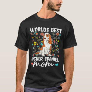 Welten Bester Cocker Spaniel Mama Funny Dog T-Shirt
