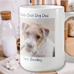 Welten Bester Hund Vater - Vatertag - Heimtier-Fot Kaffeetasse<br><div class="desc">Herzlichen Glückwunsch zum Tag des Vaters zum besten Vater der Welt. Wechseln Sie das Foto zu dem Lieblingssöhnchen Ihres Hundevaters. Großartiges Geschenk vom Hund.</div>