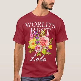 Welten Bester Lola Filipino Grandma Mütter Tag T-Shirt