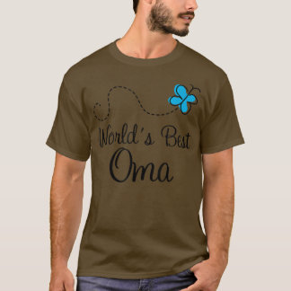 Welten Bester Oma Oma Butterfly Mütter Tag  T-Shirt