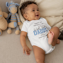 'Welten Bester Papa' 1. Pfarrertag Baby Strampler