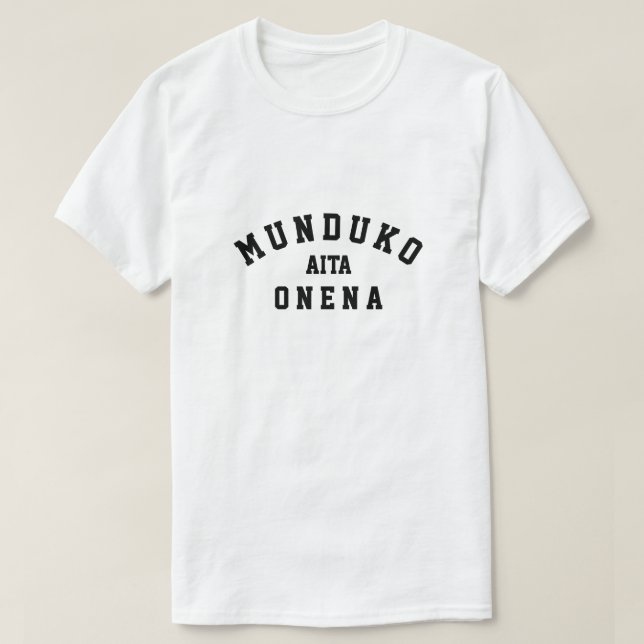 Welten bester Papa in Baskischer Munduko aita onen T-Shirt (Design vorne)