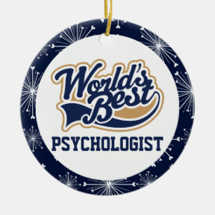 Welten Bester Psychologe Geschenk Keramik Ornament