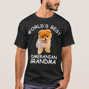 Welten Bester Spitz Oma Funny Granddog Dog T-Shirt