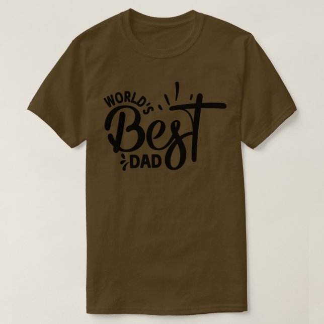 Welten Bester Vater T-Shirt (Design vorne)
