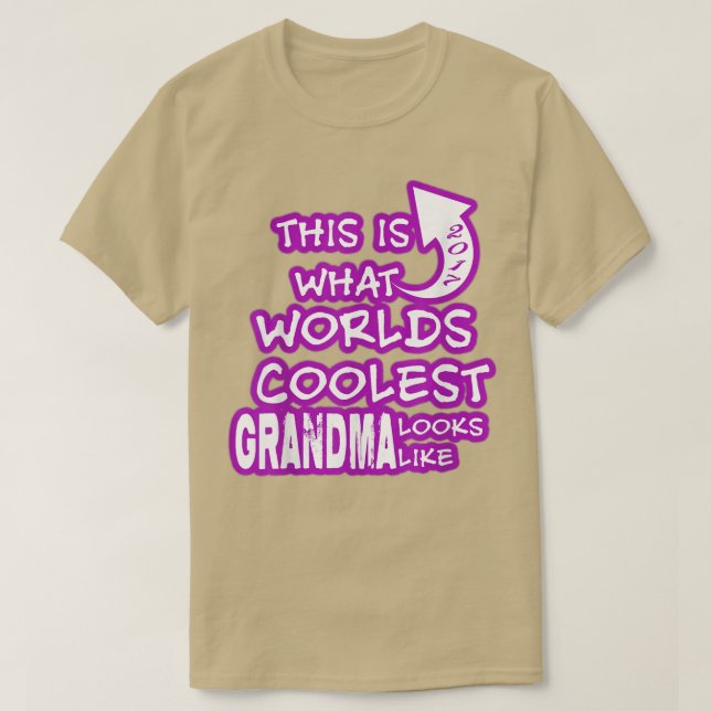 Welten cooles Oma  T-Shirt (Design vorne)