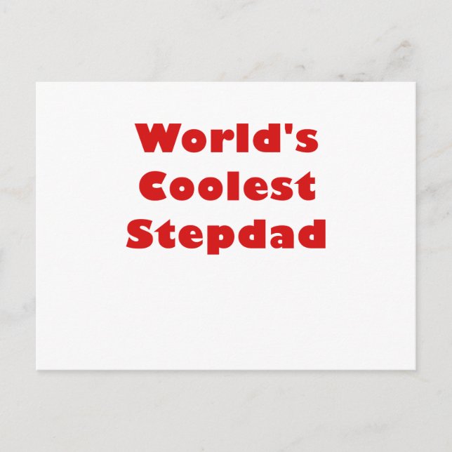 Welten Coolster Stepdad Postkarte (Vorderseite)