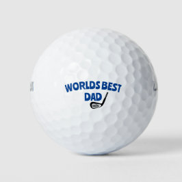 Welten Der beste Vater mit Golf Club Golf Ball
