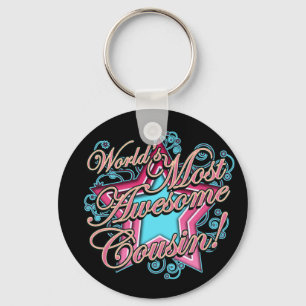 Welten der meiste fantastische Cousin Schlüsselanhänger